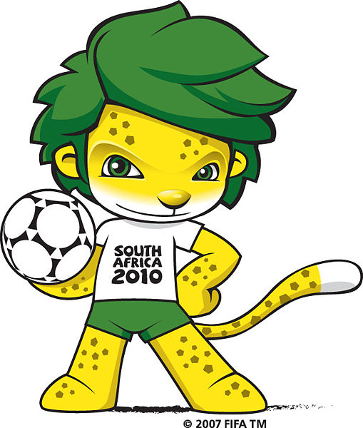 free vector South Africa 2010 World Cup Mascot ZAKUMI Vector